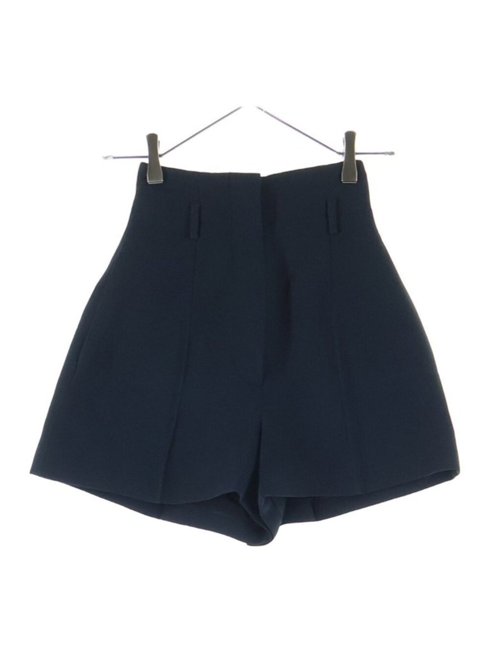 Dior Casual Belt Shorts Black Wool